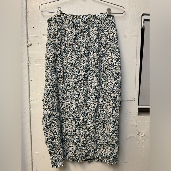 New with tangs Abercrombie & Fitch Midi Floral Skirt - Picture 8 of 8